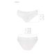 Трусики з широкою гумкою і мереживом Passion PANTIES white SO4173 фото 5 Safeyourlove