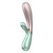 Зеленый смарт вибратор-кролик с подогревом Satisfyer Hot Lover SO5542 фото 1