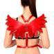 Жіноча портупея Art of Sex - Wings, екошкіра, колір Red, розмір XS SX2340 SafeYourLove