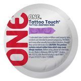 Презерватив ONE Tattoo Touch Purple, 1 шт, фиолетовый с рельефом в виде татуировки SX0757 фото Safeyourlove