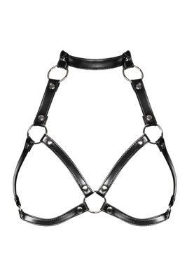 Портупея на грудь Obsessive A740 harness black, искусственная кожа SO7853 фото