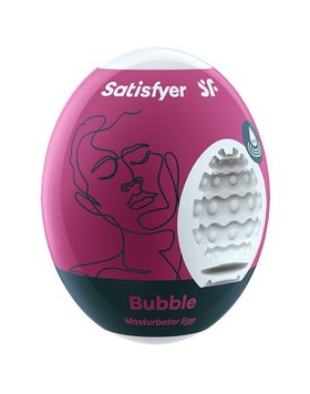 Самозмащувальний мастурбатор-яйце Satisfyer Masturbator Egg Bubble, одноразовий, не потребує змазки SO5521 SafeYourLove