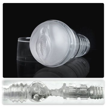 Мастурбатор вагина Fleshlight Ice Lady Crystal, напівпрозорий матеріал і корпус F19006 SafeYourLove