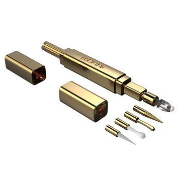 Exclusive LOCKINK 5-head Flirting Tickler - Golden with five nozzles