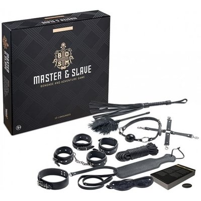 Набор БДСМ 10 предметов Master & Slave, Black F61504 фото