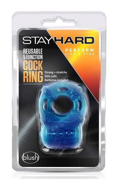 Кільце ерекційне з вібрацією Stay Hard, 3.8 см T331623 SafeYourLove
