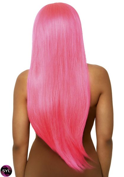 Перука Leg Avenue 33″ Long straight center part wig neon pink SO8590 SafeYourLove