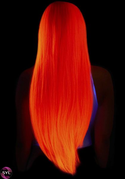 Перука Leg Avenue 33″ Long straight center part wig neon pink SO8590 SafeYourLove