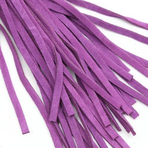 Флогер кожа leather DS Fetish flogger Purple Black 38 cm 292301045 фото