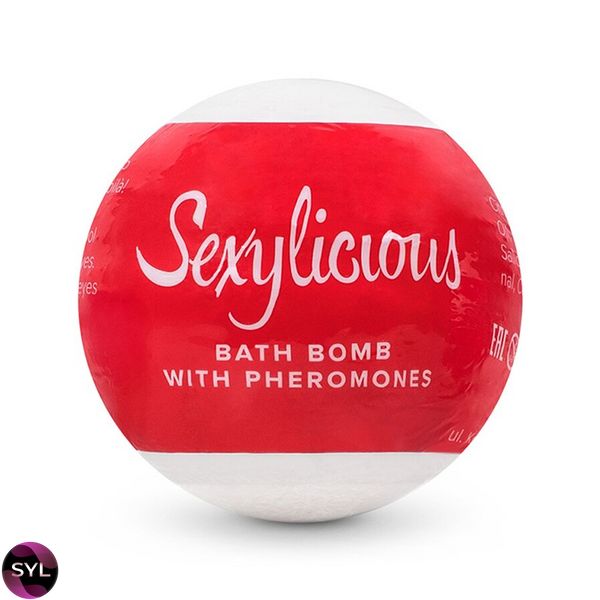 Бомбочка для ванни з феромонами Obsessive Bath bomb with pheromones Sexy (100 г) SO7710 SafeYourLove