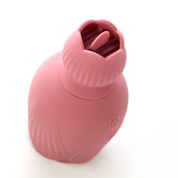 Вибратор для клитора-цветок двусторонний Sweet Em Velvet Lure 89707 фото