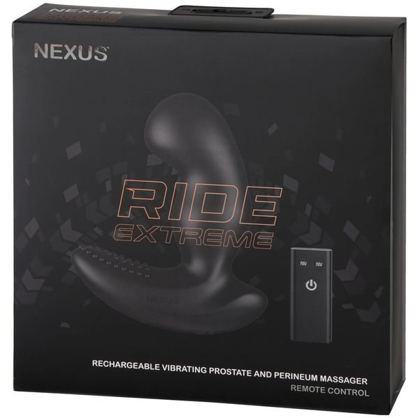 Масажер простати Nexus RIDE EXTREME Dual Motor Remote Control Prostate Vibrator - Black SO8698 SafeYourLove