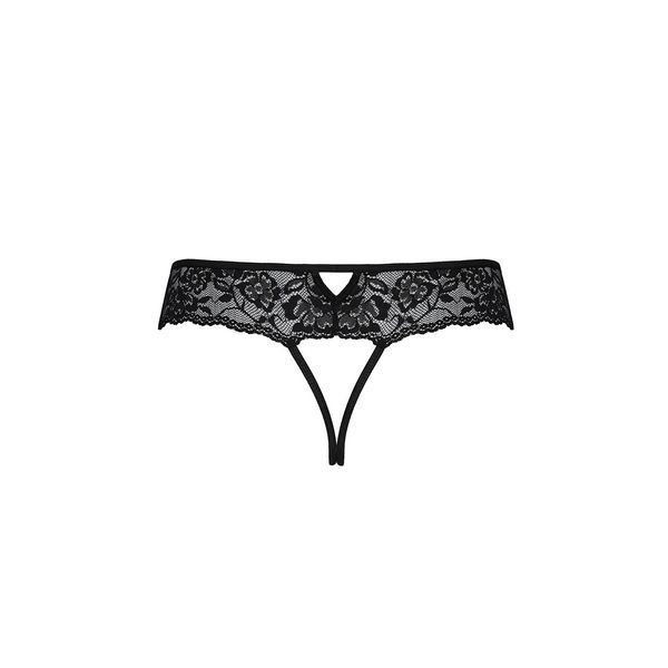 Stringi koronkowe z możliwością dopięcia Senia Thong - Passion, rozmiar S/M