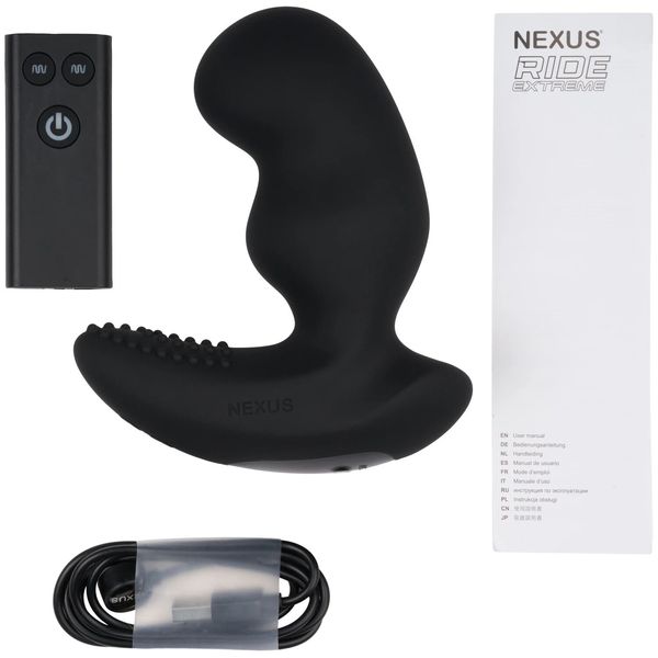 Масажер простати Nexus RIDE EXTREME Dual Motor Remote Control Prostate Vibrator - Black SO8698 SafeYourLove