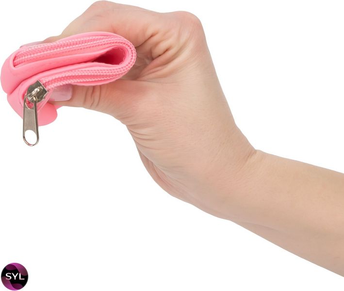 Сумка для хранения секс-игрушек PowerBullet - Silicone Storage Zippered Bag Pink SO5560 фото
