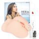 Kokos Hera Hip Real 2WayPlus Masturbator with Massage and Vibration Function