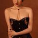 Зажимы для сосков UPKO Pulling Chain Nipple Clamps с цепочкой-ожерельем, золотистые UP866020 фото 5