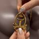 Зажимы для сосков UPKO Pulling Chain Nipple Clamps с цепочкой-ожерельем, золотистые UP866020 фото 7
