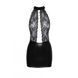 Sexy dress with lace F279 Noir size L
