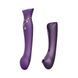 Zalo 3w1 Smart Vibrator &mdash; Queen Twilight, pulsująca perła i pr&oacute;żnia, kryształ Swarovskiego, Purple