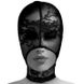Кружевная маска на голову Master Series с открытым ртом, черная AH48615 фото 2