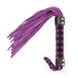 Флогер кожа leather DS Fetish flogger Purple Black 38 cm 292301045 фото 1