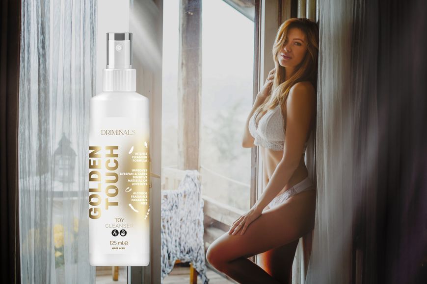 Очищувач для іграшок Driminals Golden Touch без спирту, 125 мл DR934028 SafeYourLove