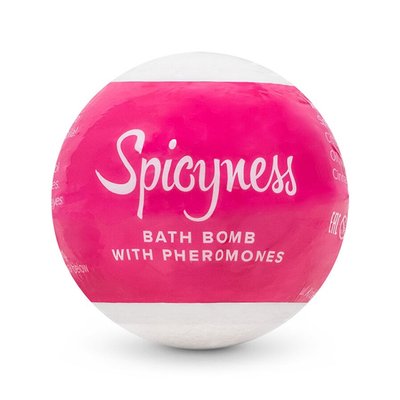 Бомбочка для ванни з феромонами Obsessive Bath bomb with pheromones Spicy (100 г) SO7711 SafeYourLove