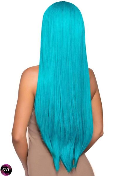 Перука Leg Avenue 33″ Long straight center part wig turquoise SO8591 SafeYourLove