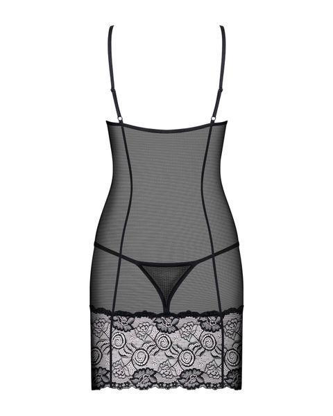 (SALE) Obsessive Alluria chemise & thong, size S/M