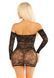 Платье Leg Avenue Seamless Off The Shoulder Mini Dress, цвет Black SX1735 фото 3