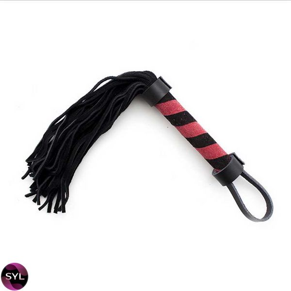 Флоггер DS Fetish Leather flogger M black 292401043 SafeYourLove