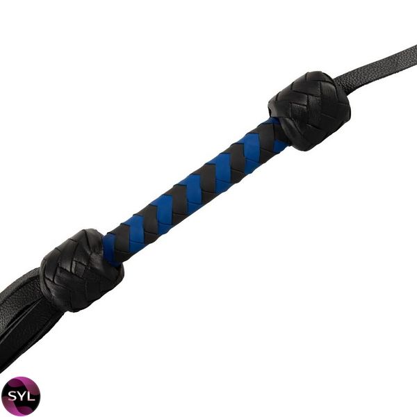 Флогер шкіряний Leather flogger black/royal 20405651000 SafeYourLove