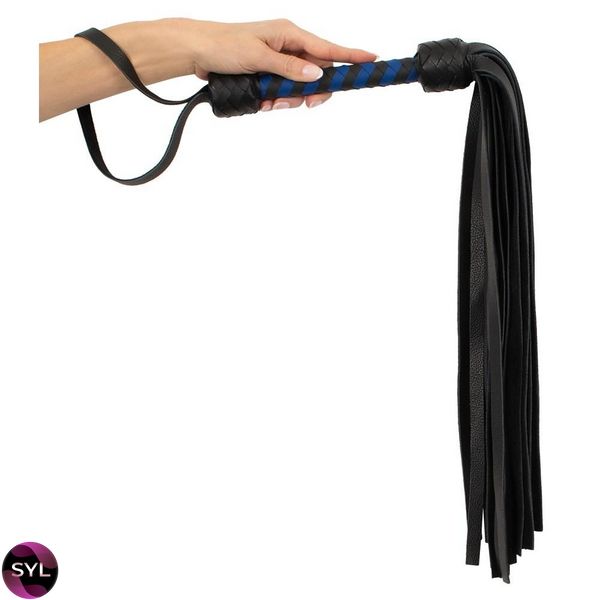 Флогер шкіряний Leather flogger black/royal 20405651000 SafeYourLove