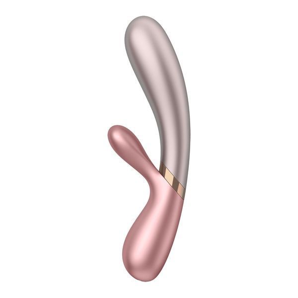 Рожевий смарт вібратор-кролик із підігрівом Satisfyer Hot Lover SO5544 SafeYourLove