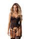 Corset Obsessive Arrowel corset, color Black, size S/M