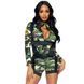 Костюм військової Leg Avenue Goin Commando, 2 предмети, зелений, розмір M 85292/M/Green фото 1 Safeyourlove