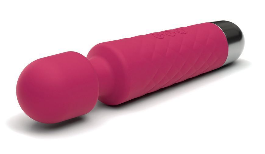 Пурпурний мінівібромасажер Dorcel Wand Wanderful потужний, водонепроникний MD1359 SafeYourLove