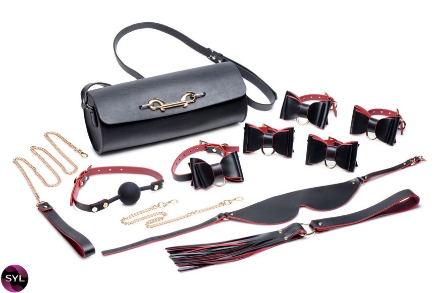 Набір для BDSM Master Series Bow - Luxury BDSM Set With Travel Bag SO8796 SafeYourLove