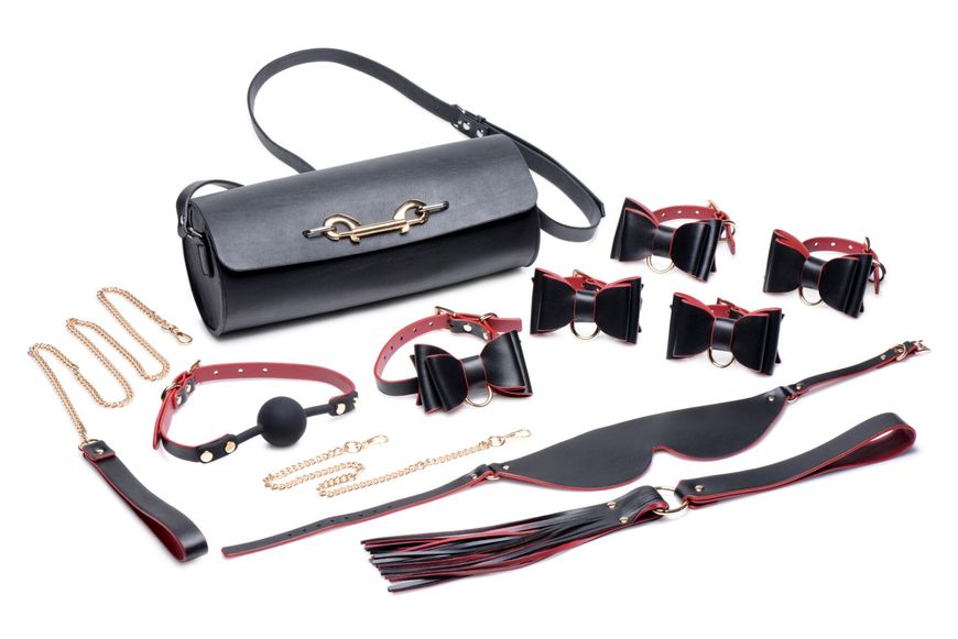 Набор для BDSM Master Series Bow - Luxury BDSM Set With Travel Bag SO8796 фото