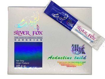 Сильные возбуждающие капли Silver Fox (цена за 1 стык)