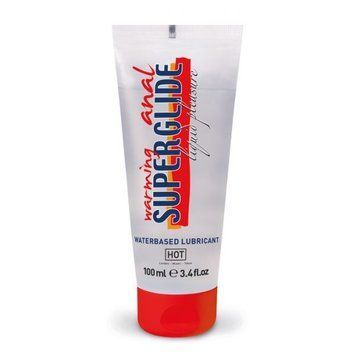 Согревающий анальный лубрикант HOT Anal Superglide warming waterbased, 100 мл HOT44044 фото