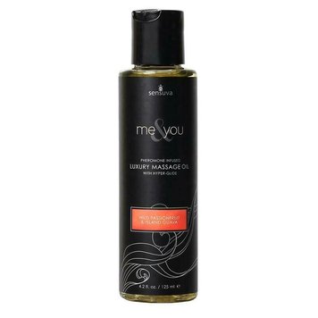 Sensuva Me&You Wild Passion Fruit & Island Guava olejek do masażu (125 ml) z feromonami