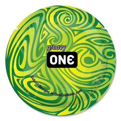 Zestaw prezerwatyw ONE Glowing Pleasures, 100 szt., świecących w ciemności, ze środkiem nawilżającym, opakowanie tubowe