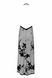 Платье Noir Handmade F312 Divinity long flocked mesh dress with open back SX0309 фото 5