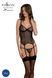 Gorset Passion LEAFA CORSET czarny L/XL - ECO Passion