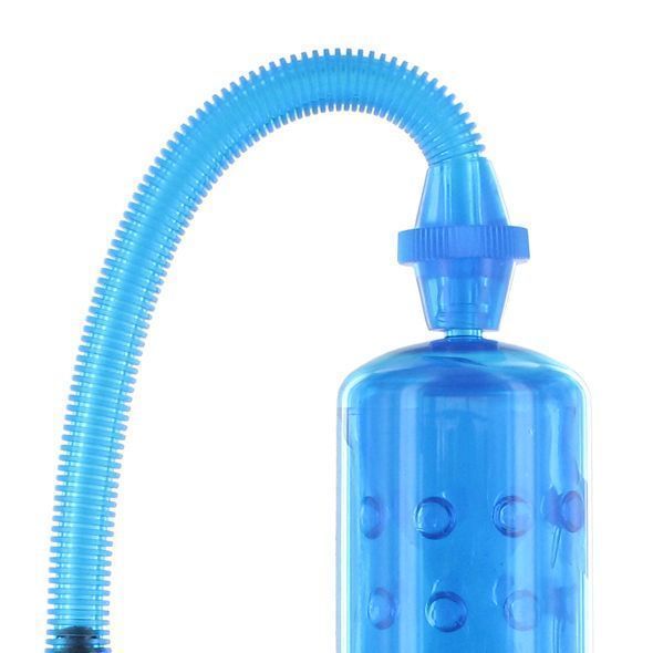 Blue vacuum pump XLsucker Penis Pump Black for a member up to 18 cm long, diameter up to 4 cm