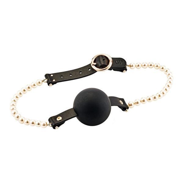 Zestaw Guilty Pleasure Pearl BDSM z perłami i złotymi dodatkami, 7 element&oacute;w