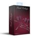 Набір для БДСМ 3 в 1 Feral Feelings BDSM Kit 3 Burgundy, burgundy, наручники, поножі, хрестовина SO8271 фото 2 Safeyourlove