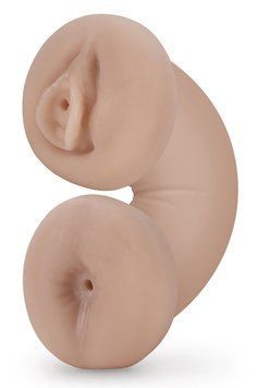 Blush Enlust Tasha Podświetlany masturbator waginy i odbytu, Beige